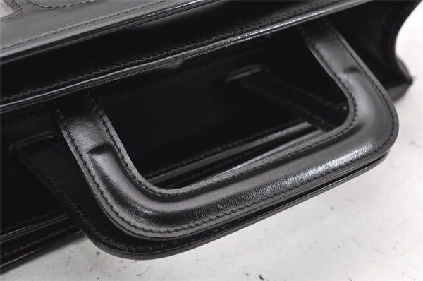 Authentic GUCCI Vintage 2in1 Hand Bag Vinyl Leather Clear 1312I