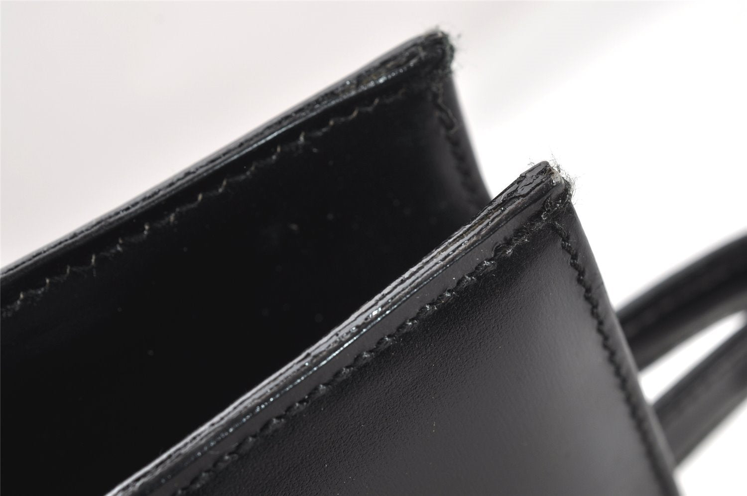 Authentic GUCCI Vintage 2in1 Hand Bag Vinyl Leather Clear 1312I