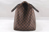 Authentic Louis Vuitton Damier Greenwich PM Hand Boston Bag N41165 LV 1313I