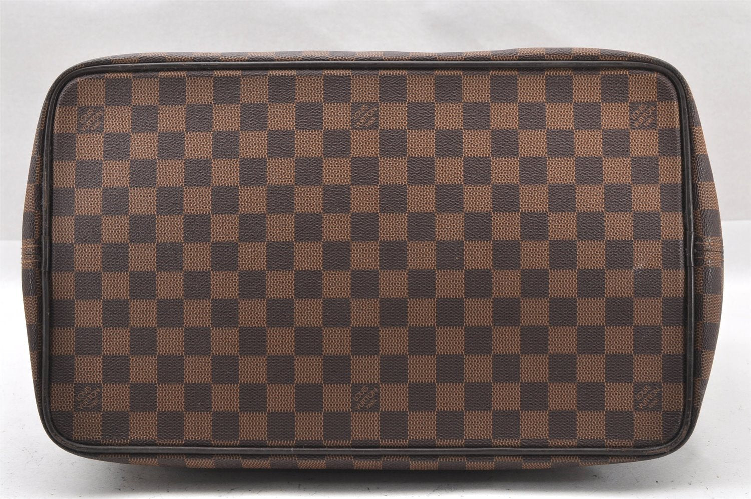 Authentic Louis Vuitton Damier Greenwich PM Hand Boston Bag N41165 LV 1313I