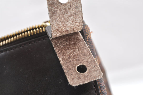 Authentic Louis Vuitton Damier Greenwich PM Hand Boston Bag N41165 LV 1313I