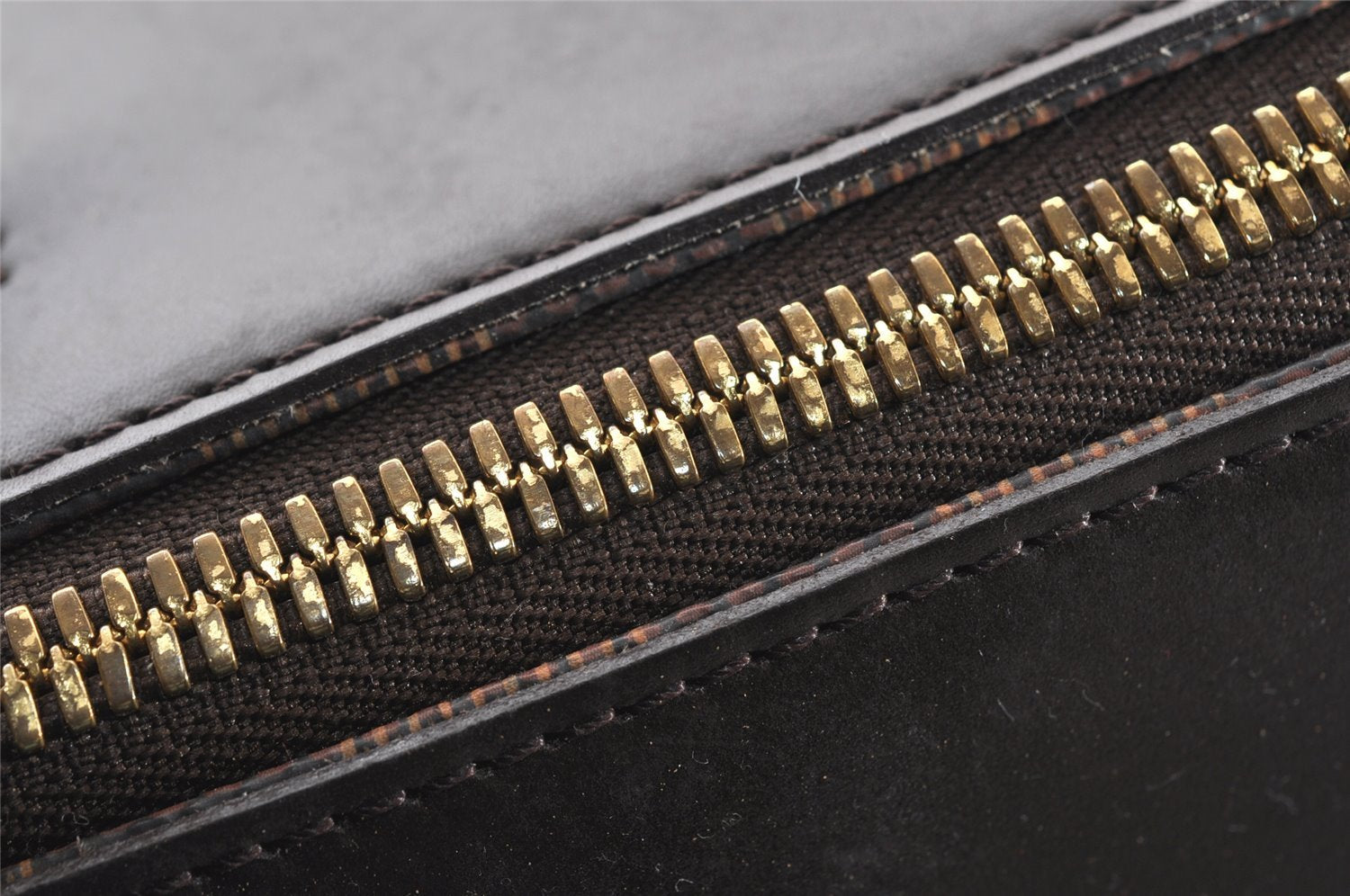 Authentic Louis Vuitton Damier Greenwich PM Hand Boston Bag N41165 LV 1313I