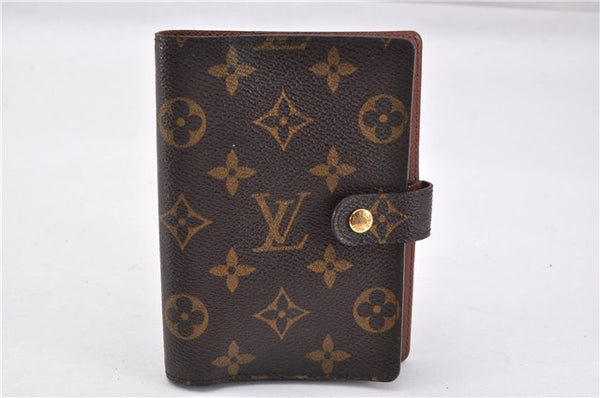 Authentic Louis Vuitton Monogram Agenda PM Notebook Cover R20005 LV 1314F