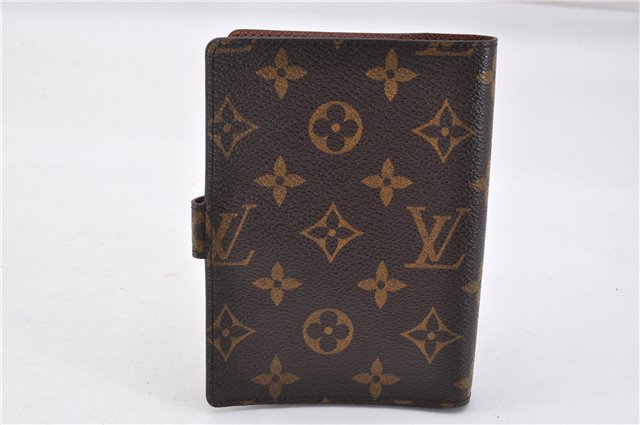 Authentic Louis Vuitton Monogram Agenda PM Notebook Cover R20005 LV 1314F