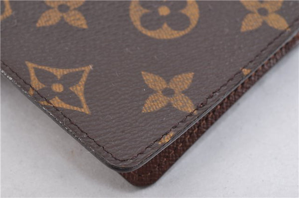 Authentic Louis Vuitton Monogram Agenda PM Notebook Cover R20005 LV 1314F
