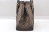 Authentic Louis Vuitton Damier Hampstead MM Shoulder Tote Bag N51204 LV 1314I