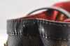 Authentic Louis Vuitton Damier Hampstead MM Shoulder Tote Bag N51204 LV 1314I