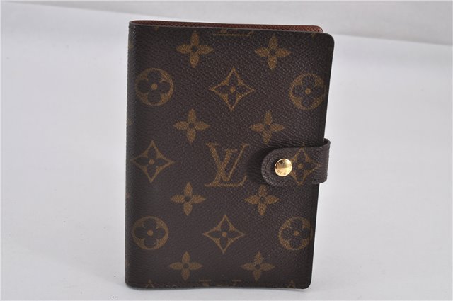 Authentic Louis Vuitton Monogram Agenda PM Notebook Cover R20005 LV 1315F