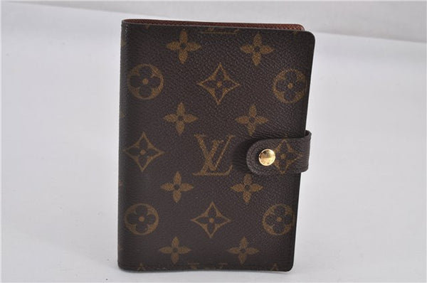 Authentic Louis Vuitton Monogram Agenda PM Notebook Cover R20005 LV 1315F