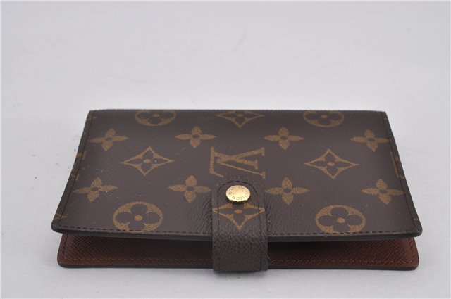 Authentic Louis Vuitton Monogram Agenda PM Notebook Cover R20005 LV 1315F