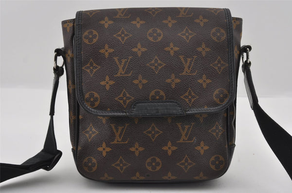 Auth Louis Vuitton Monogram Macassar Bass PM Shoulder Cross Bag M56717 LV 1315I