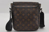 Auth Louis Vuitton Monogram Macassar Bass PM Shoulder Cross Bag M56717 LV 1315I