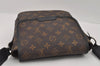 Auth Louis Vuitton Monogram Macassar Bass PM Shoulder Cross Bag M56717 LV 1315I