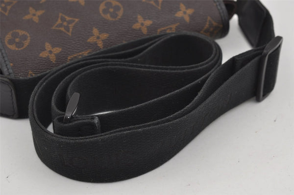 Auth Louis Vuitton Monogram Macassar Bass PM Shoulder Cross Bag M56717 LV 1315I
