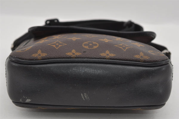 Auth Louis Vuitton Monogram Macassar Bass PM Shoulder Cross Bag M56717 LV 1315I