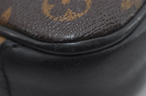 Auth Louis Vuitton Monogram Macassar Bass PM Shoulder Cross Bag M56717 LV 1315I