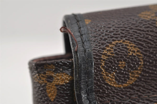 Auth Louis Vuitton Monogram Macassar Bass PM Shoulder Cross Bag M56717 LV 1315I