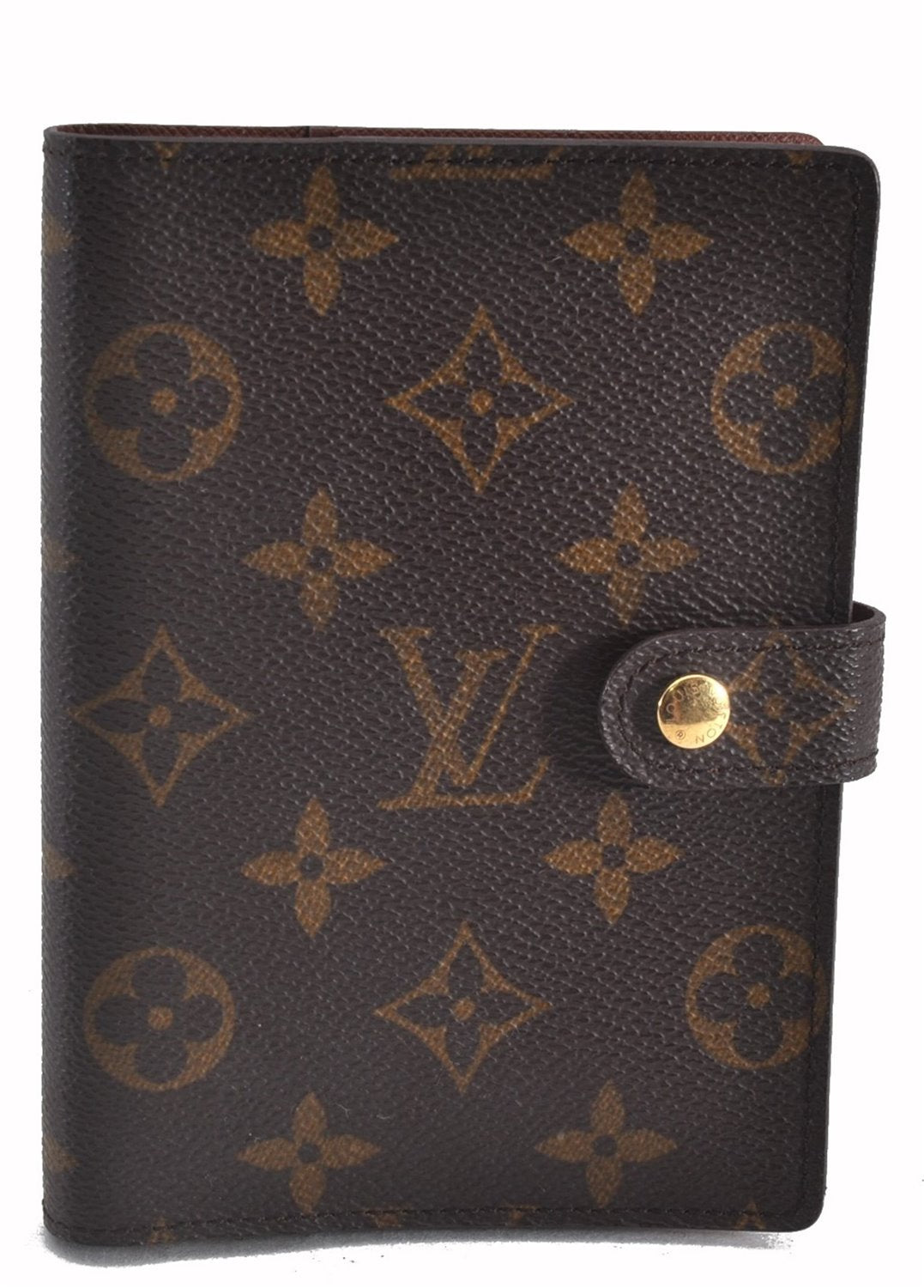 Authentic Louis Vuitton Monogram Agenda PM Notebook Cover R20005 LV 1316F