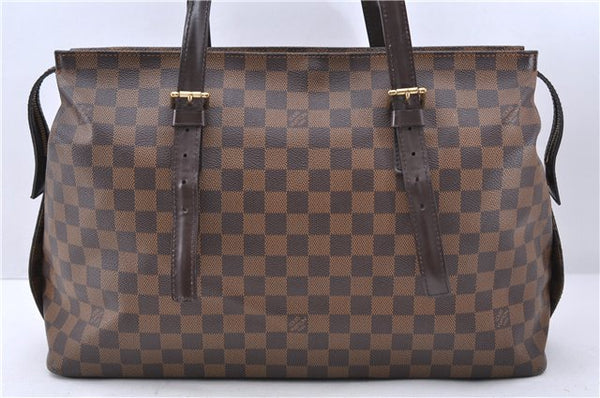 Authentic LOUIS VUITTON Damier Chelsea Shoulder Tote Bag N51119 LV 1317C