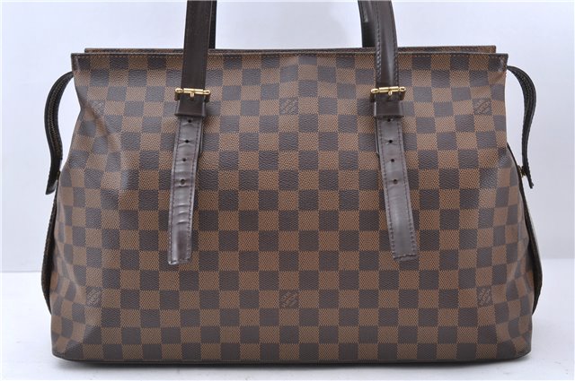 Authentic LOUIS VUITTON Damier Chelsea Shoulder Tote Bag N51119 LV 1317C