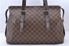Authentic LOUIS VUITTON Damier Chelsea Shoulder Tote Bag N51119 LV 1317C