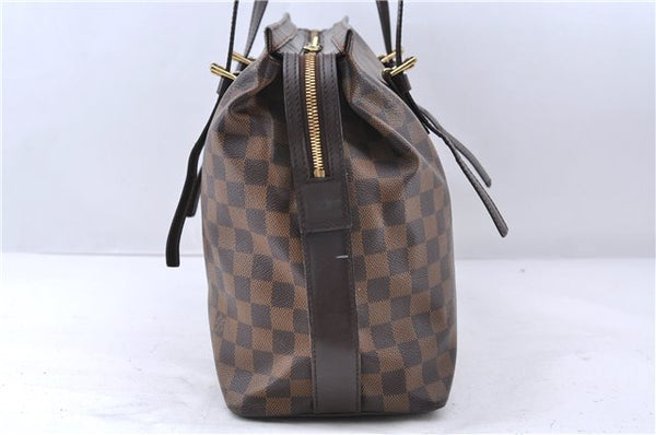 Authentic LOUIS VUITTON Damier Chelsea Shoulder Tote Bag N51119 LV 1317C