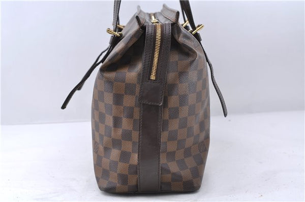 Authentic LOUIS VUITTON Damier Chelsea Shoulder Tote Bag N51119 LV 1317C