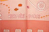 Authentic HERMES Carre 90 Scarf "La mecanique des idees" Silk Pink Box 1317D