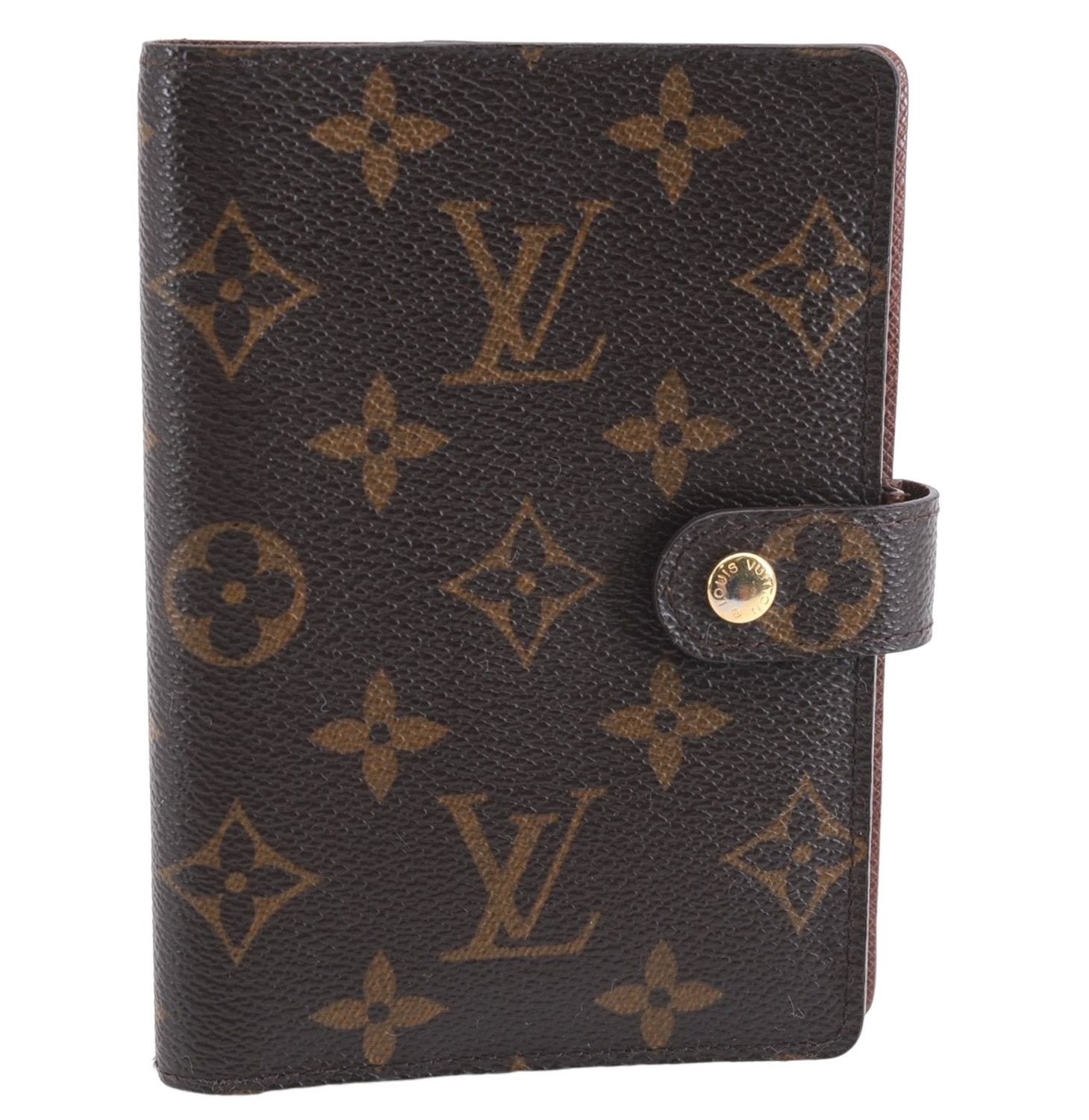 Authentic Louis Vuitton Monogram Agenda PM Day Planner Cover R20005 LV 1318E