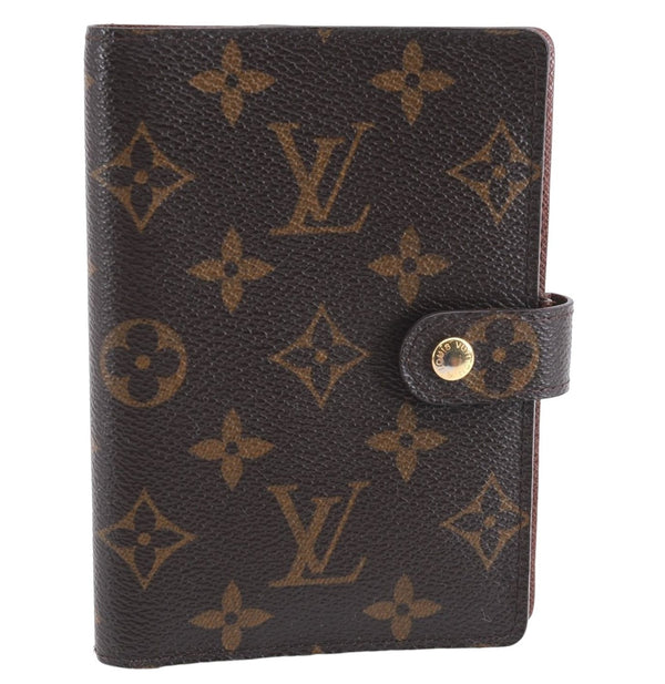 Authentic Louis Vuitton Monogram Agenda PM Day Planner Cover R20005 LV 1318E