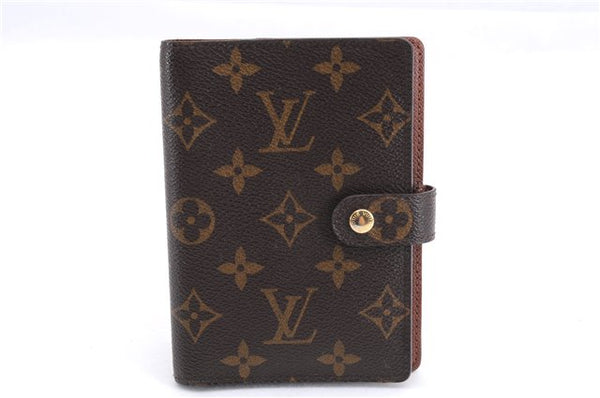 Authentic Louis Vuitton Monogram Agenda PM Day Planner Cover R20005 LV 1318E