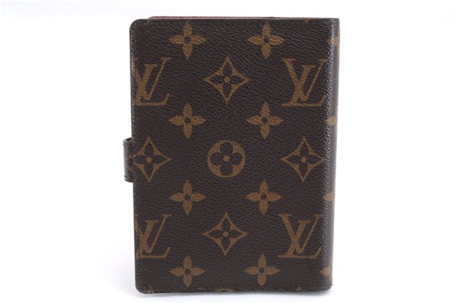 Authentic Louis Vuitton Monogram Agenda PM Day Planner Cover R20005 LV 1318E