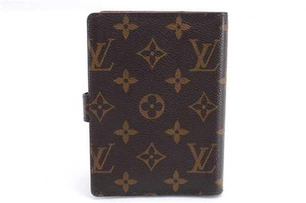 Authentic Louis Vuitton Monogram Agenda PM Day Planner Cover R20005 LV 1318E