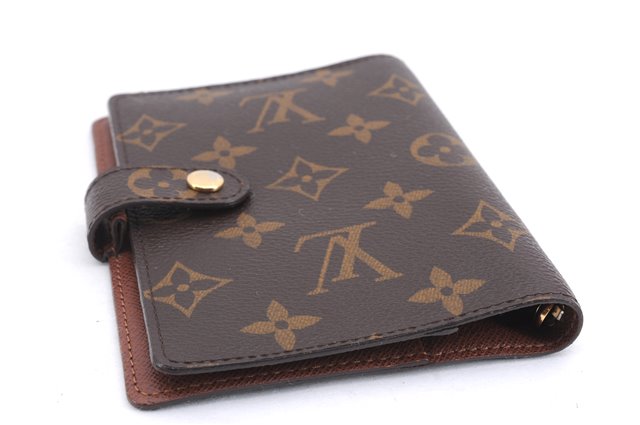 Authentic Louis Vuitton Monogram Agenda PM Day Planner Cover R20005 LV 1318E