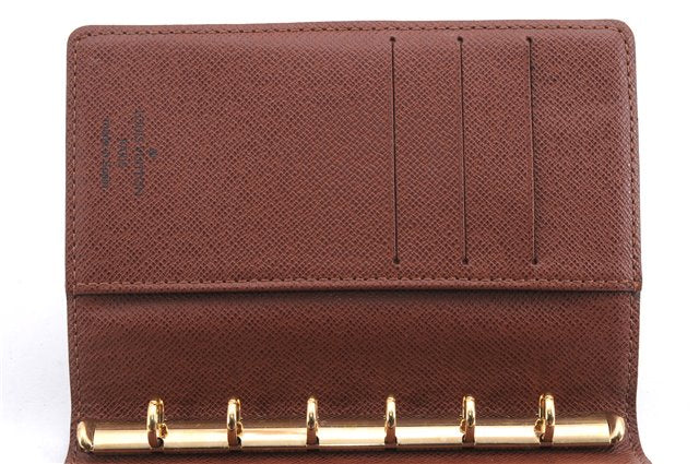 Authentic Louis Vuitton Monogram Agenda PM Day Planner Cover R20005 LV 1318E