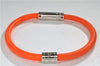 Authentic Louis Vuitton Taiga Rama Bracelet Neo Split Orange M6584D LV 1318F