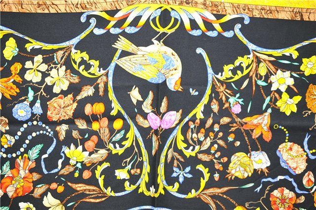 Auth HERMES Carre 90 Scarf 