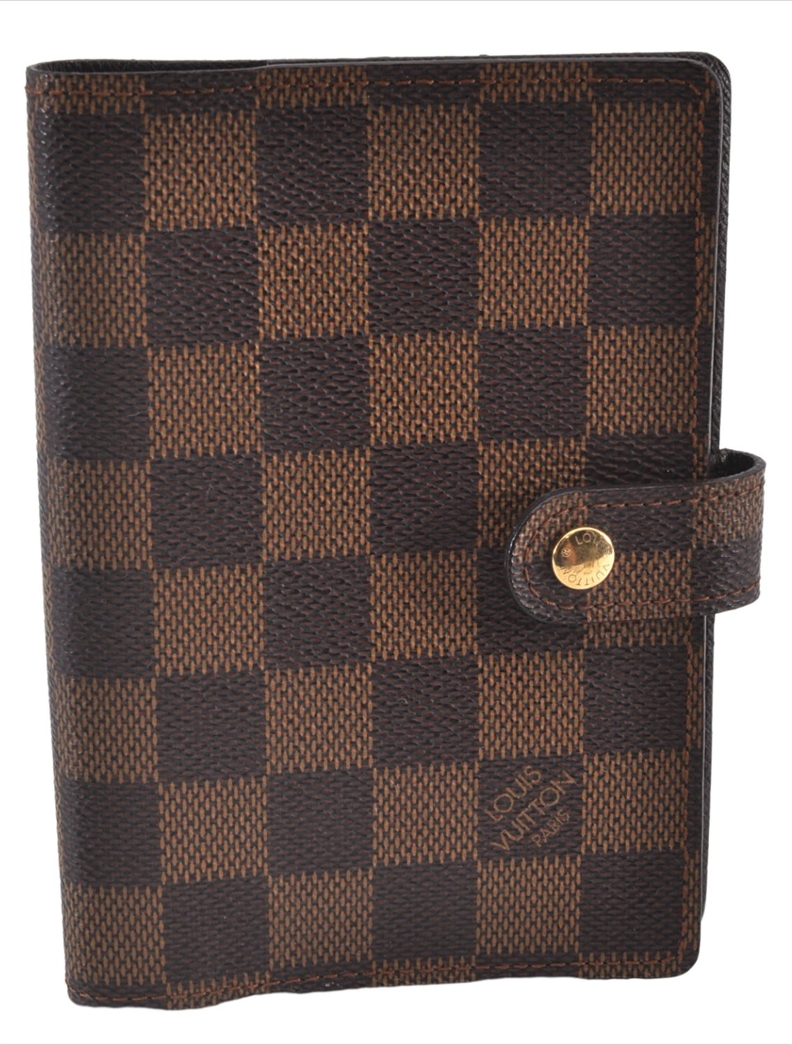 Authentic Louis Vuitton Damier Agenda PM Notebook Cover R20700 LV 1319F