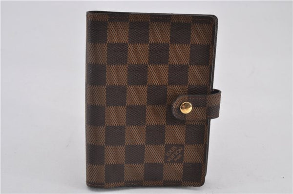 Authentic Louis Vuitton Damier Agenda PM Notebook Cover R20700 LV 1319F