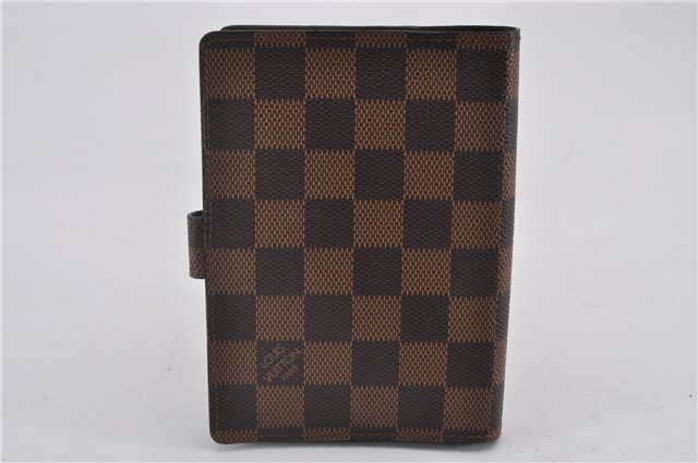 Authentic Louis Vuitton Damier Agenda PM Notebook Cover R20700 LV 1319F