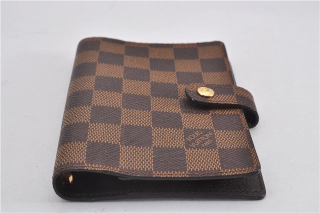 Authentic Louis Vuitton Damier Agenda PM Notebook Cover R20700 LV 1319F