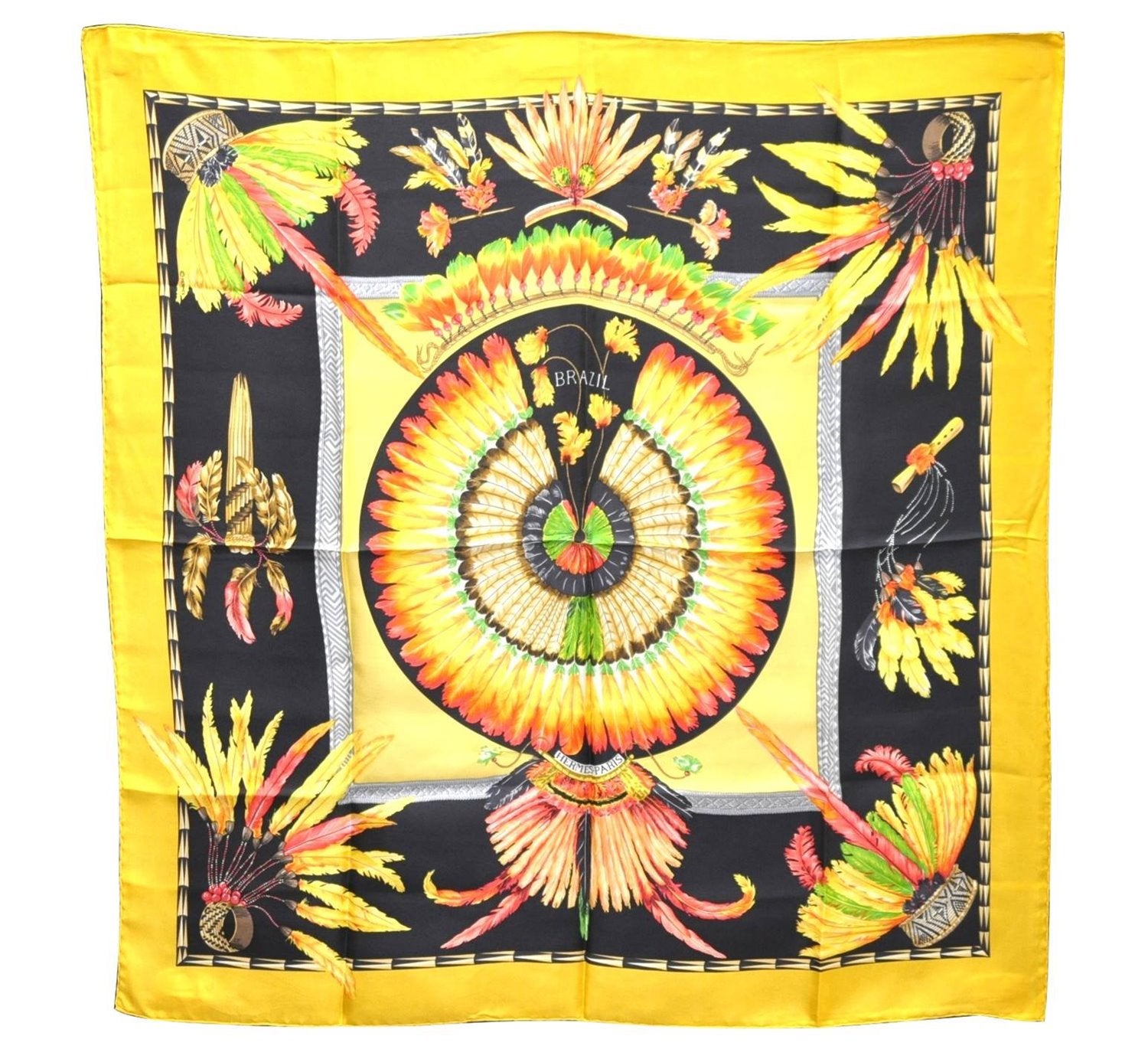 Authentic HERMES Carre 90 Scarf 