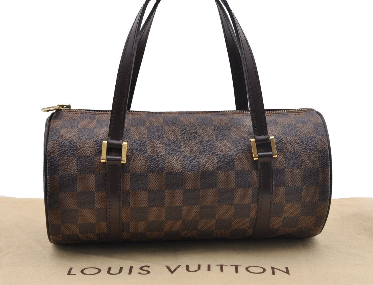 Authentic Louis Vuitton Damier Papillon 26 Hand Bag Purse N51304 LV 1322I