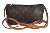 Authentic Louis Vuitton Monogram Trotteur Shoulder Cross Bag M51240 LV 1323I
