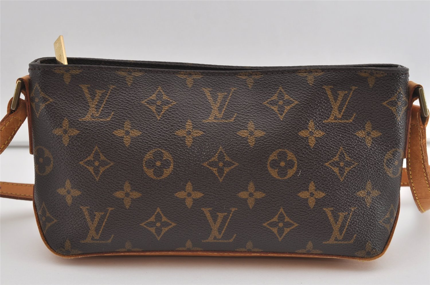 Authentic Louis Vuitton Monogram Trotteur Shoulder Cross Bag M51240 LV 1323I
