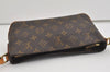 Authentic Louis Vuitton Monogram Trotteur Shoulder Cross Bag M51240 LV 1323I