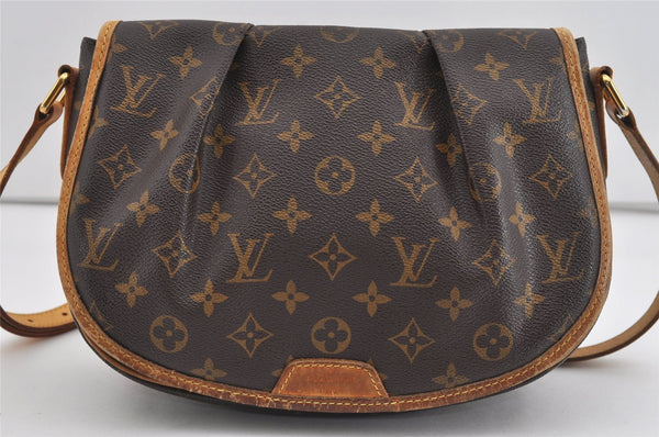 Authentic Louis Vuitton Monogram Menilmontant PM M40474 Shoulder Cross Bag 1324I