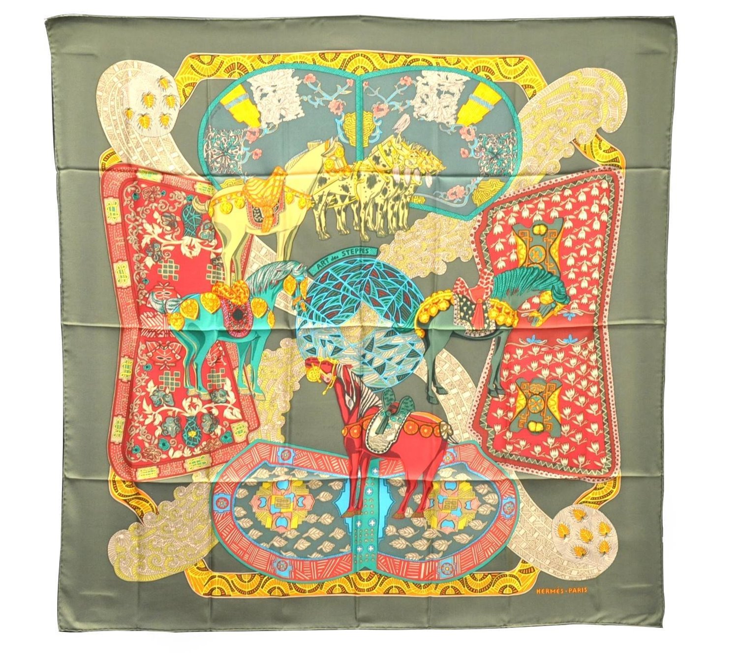 Authentic HERMES Carre 90 Scarf 