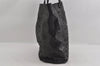 Authentic PRADA Glace Calf 2 Leather Nappa Shoulder Tote Bag VA0790 Black 1325I