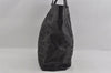 Authentic PRADA Glace Calf 2 Leather Nappa Shoulder Tote Bag VA0790 Black 1325I